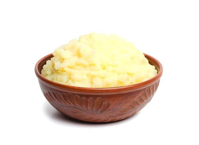 Frozen mashed potatoes