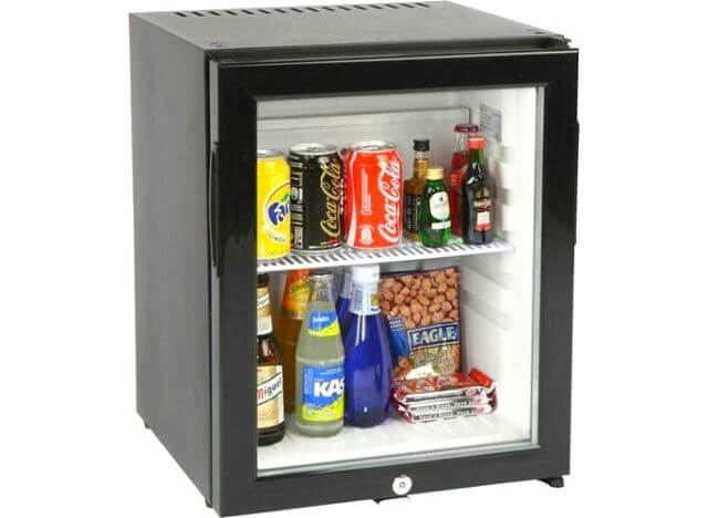 Minibar fridge