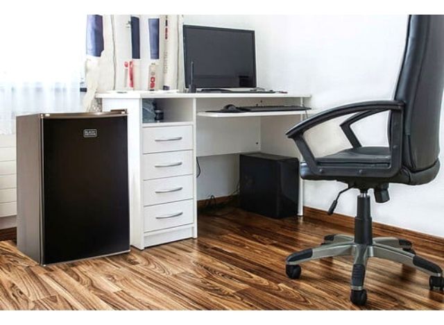 Mini fridge in your home office