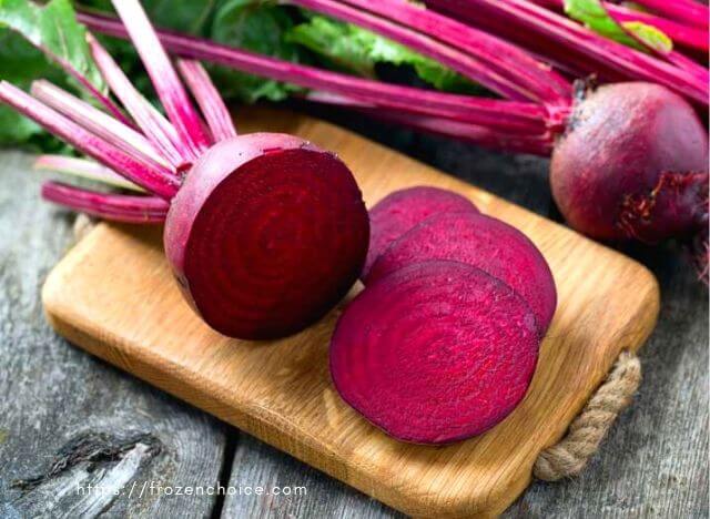 Can you freeze cooked beets