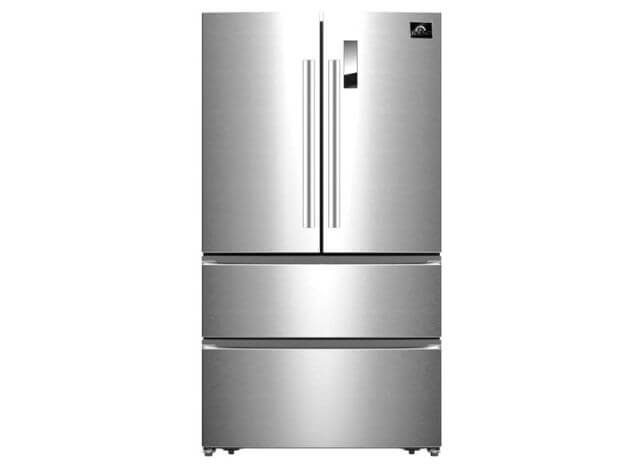 FORNO Bovino 33 in. Refrigerator 19 cu. Ft. Touch Control French Door