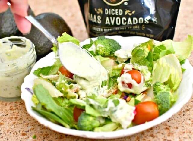 Avocado Cilantro Salad Dressing