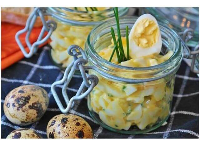 Egg salad should be stored in a clean and sealed container before freezing