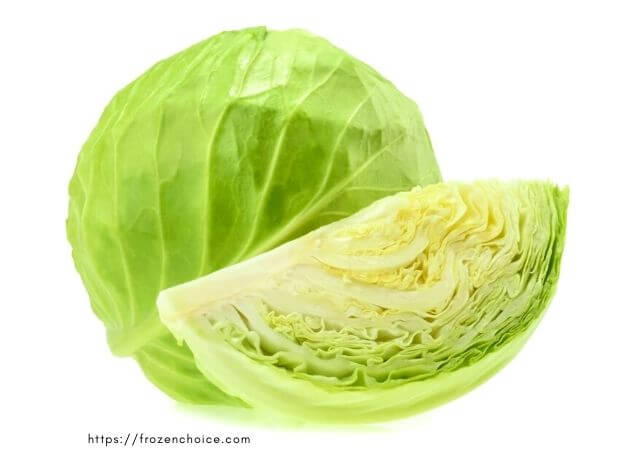 Freezing Unblanched Cabbage
