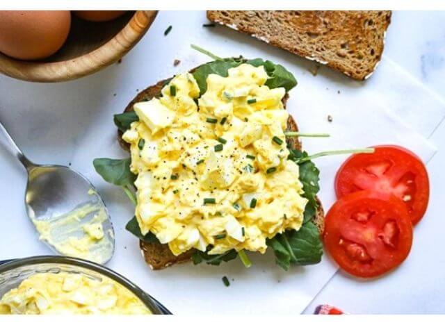 You should eat all the egg salad and not leave any leftovers