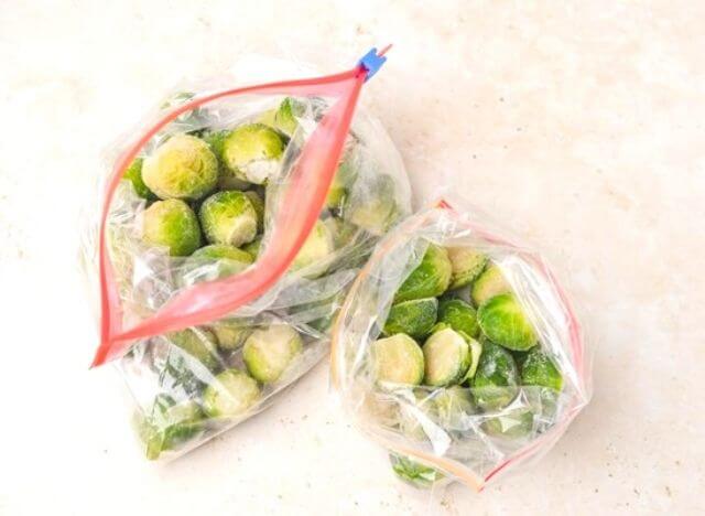 You can store fresh brussels sprouts in the freezer for 12 months