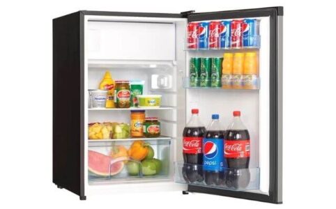 Can you transport a mini fridge on its side