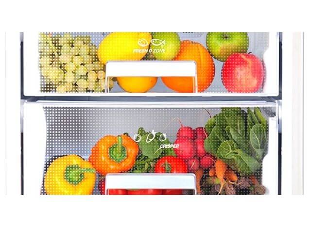 Storing vegetables in fridge