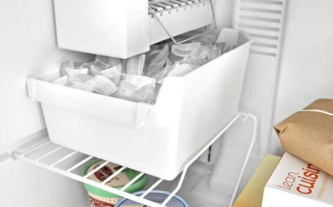 How to use ice maker in freezer