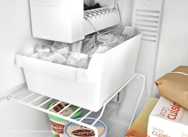 How to use ice maker in freezer