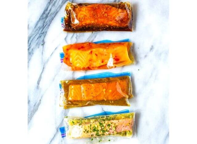 Marinated fish can be kept in the freezer for up to 3 months