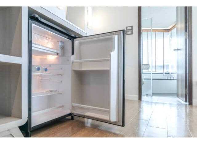 No, some hotel rooms don’t have a mini fridge