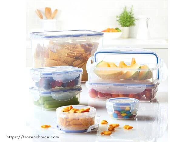 Plastic containers are very light and convenient