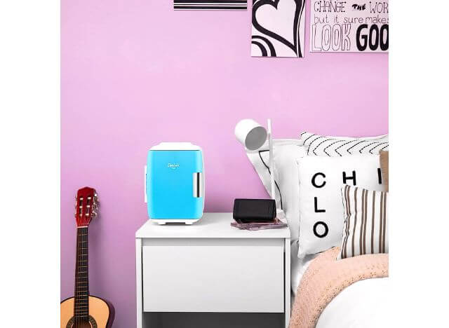 Cooluli Skin Care Mini Fridge for Bedroom