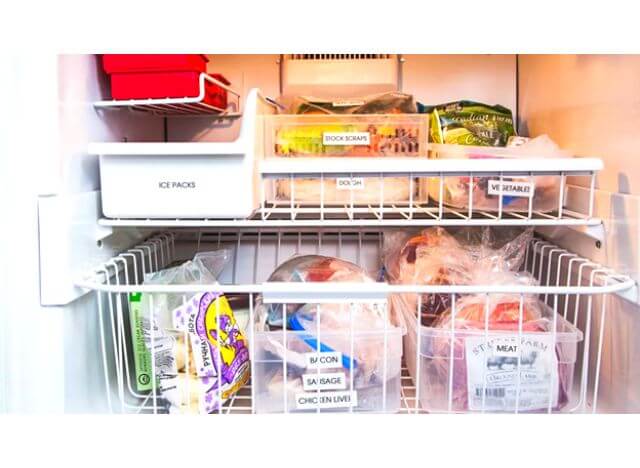 Arrange Your Food Tidily To Fit The Freezer Storage